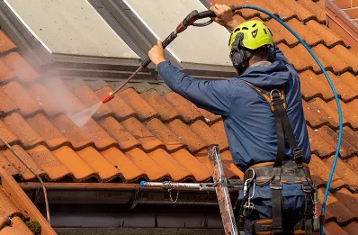 Démoussage et hydrofuge de toiture à Cagnano
